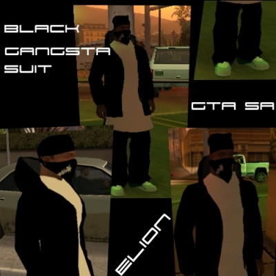 Black Gangsta Suit